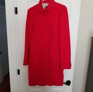 Womens J.Crew Red Coat w/ Thinsulate- Size 8T